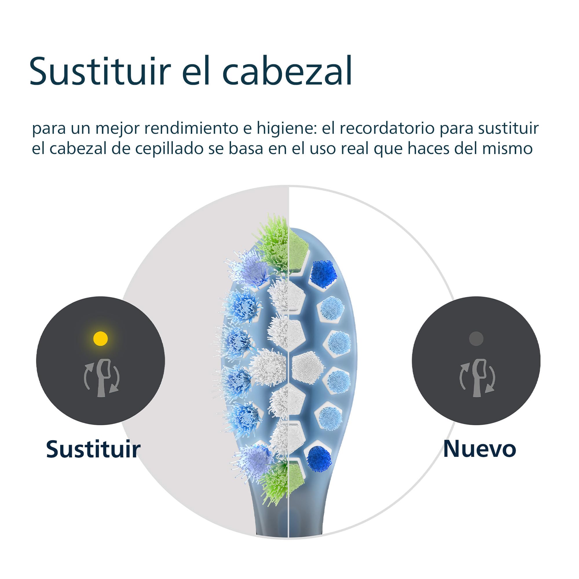 Philips Sonicare C3 Premium Plaque Defence, cabezales de cepillo dental de repuesto originales, negro, paquete de 2, HX9042/88