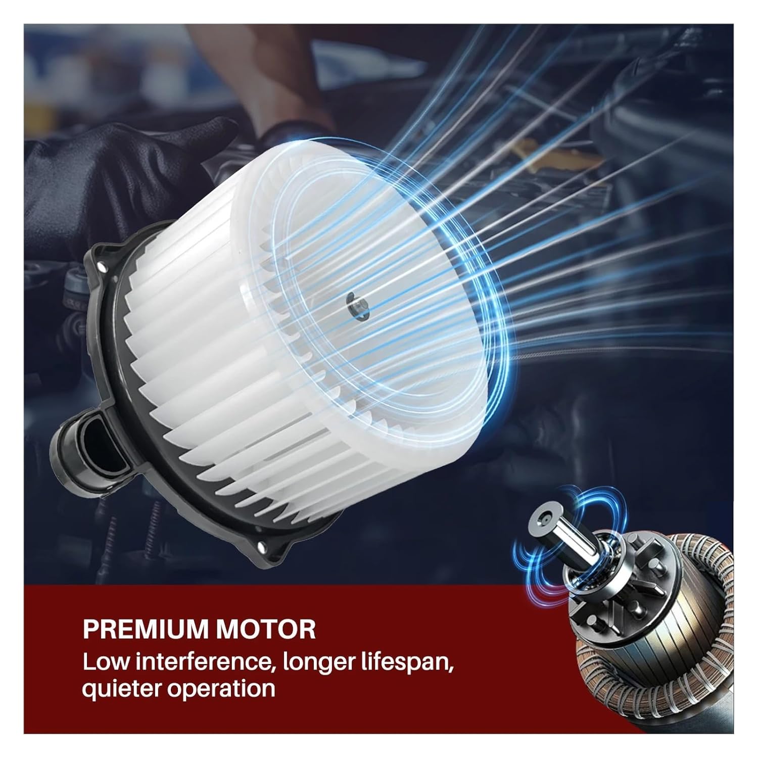 1Pcs Air Conditioner Blower Motor Fan 97113-3X000, 97113-2Y000, 32A1010, Sk700259, 32A1014, 87335 for Hyundai for Kia