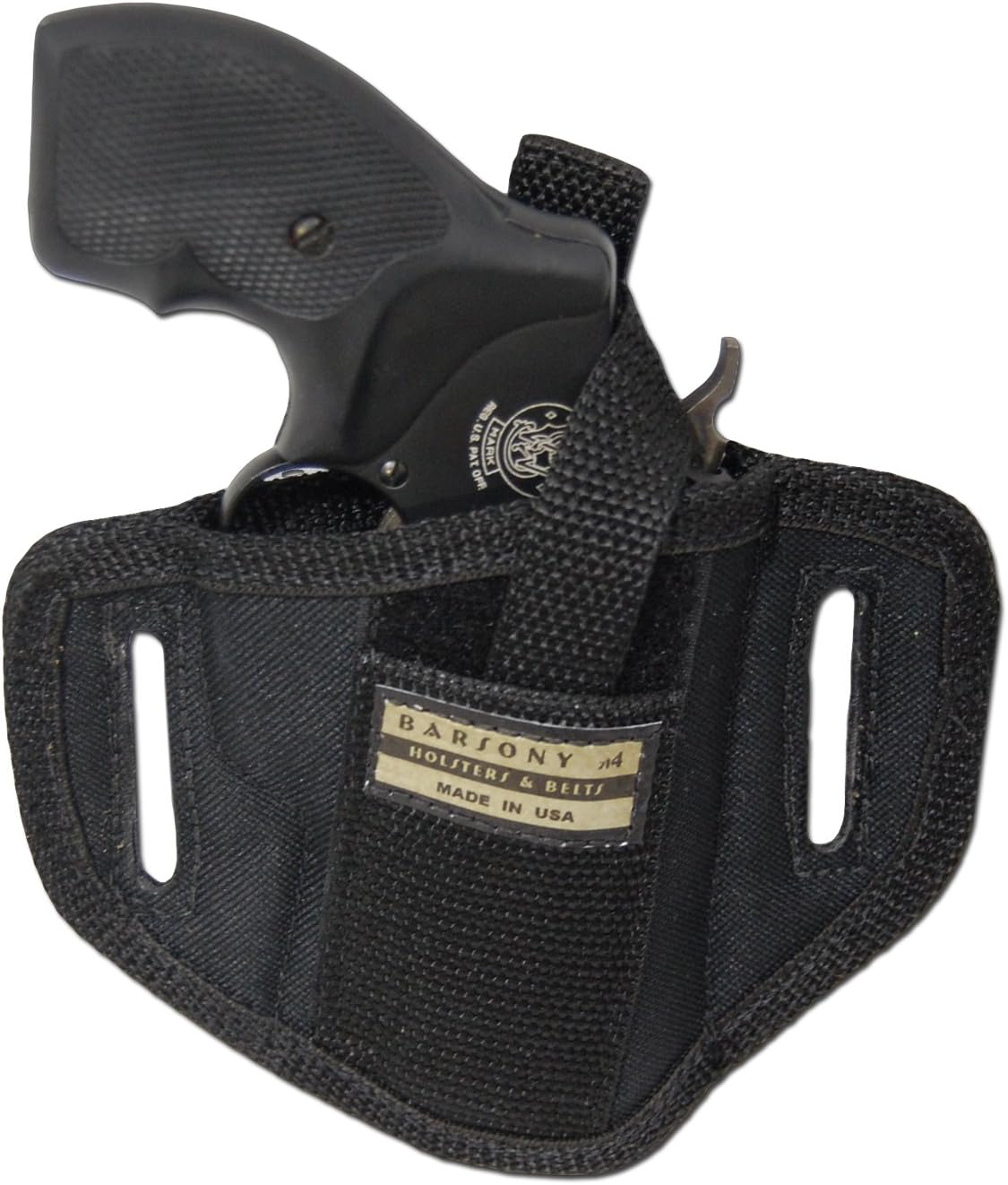 Barsony New 6 Position Ambidextrous Pancake Holster for 2" Snub Nose Revolvers
