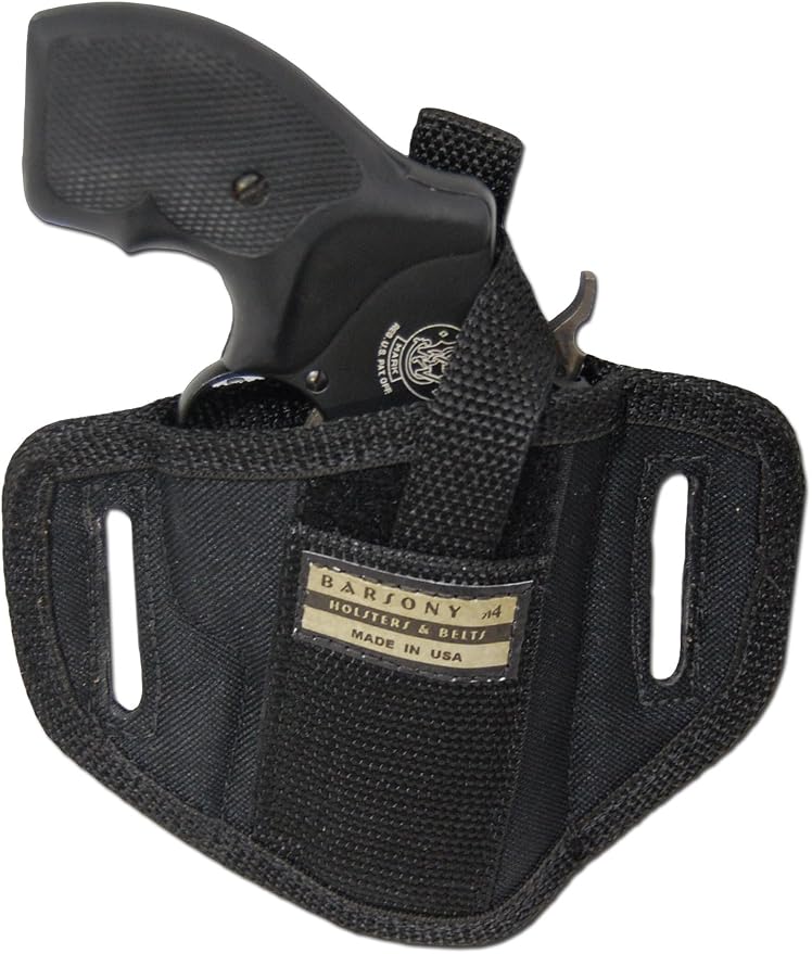 Barsony New 6 Position Ambidextrous Pancake Holster for 2" Snub
