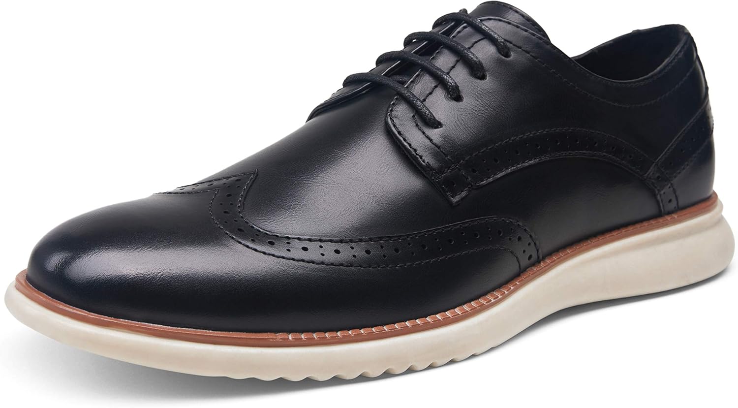 Jousen Men's Dress Shoes Brogue Formal Lace Up Oxfords Shoes