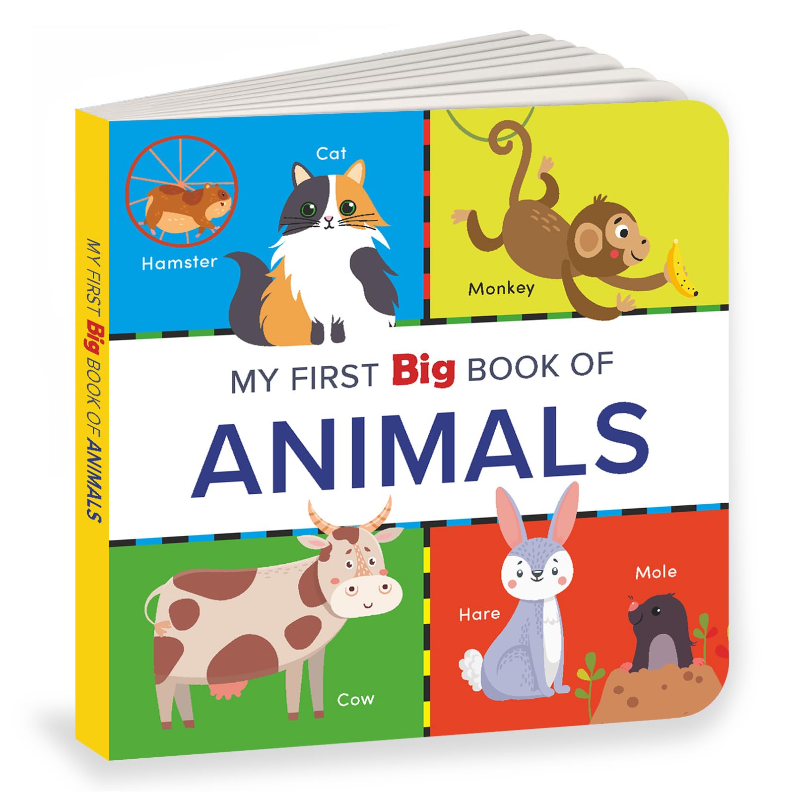 My First Big Book of Animals: Illustrated Board Book of Animals for PreSchool Kids, Toddlers | Book for 1+ [Penguin Early Learning Series]