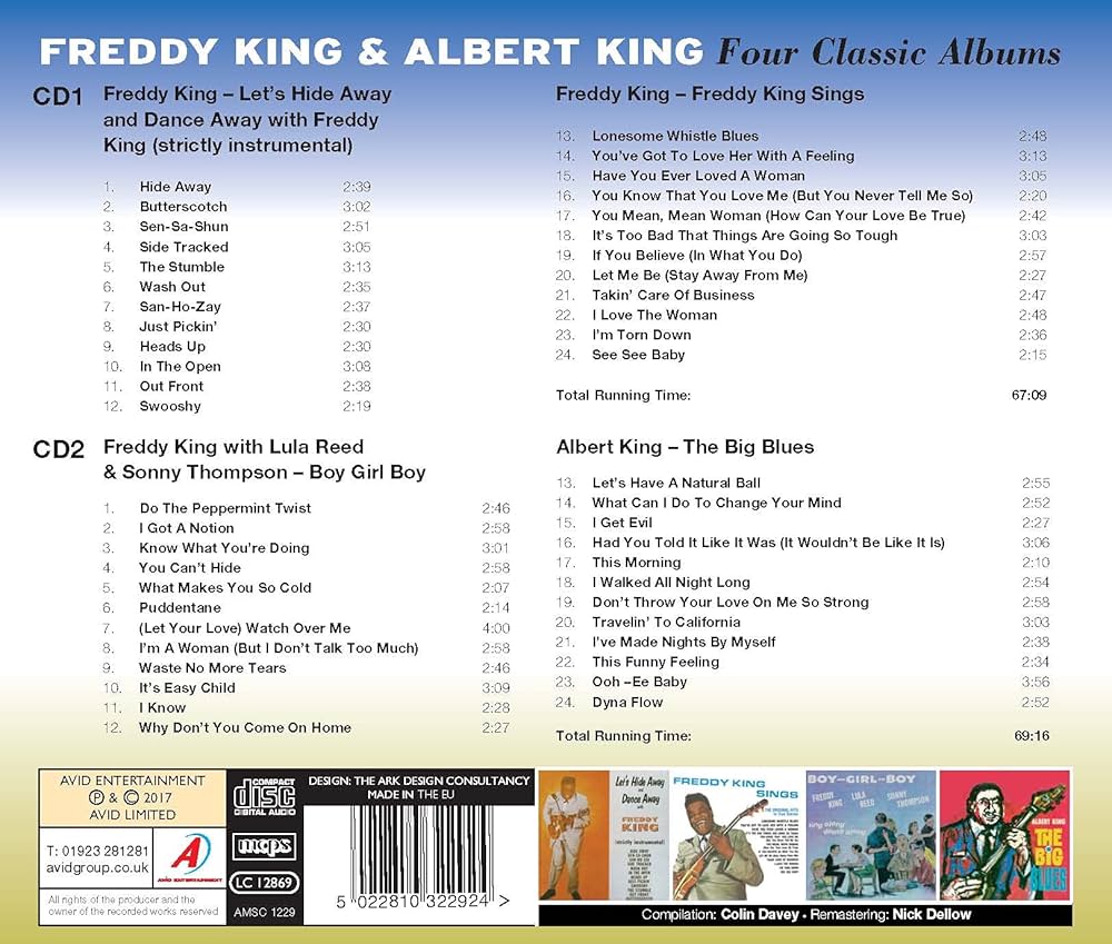 ザ・スリー・キングス(2)フレディ・キング レッツ・ハイダウェイ&amp;ダンス・アウエイ [CD] Let's Hide Away and Dance Away - Album by Freddie King