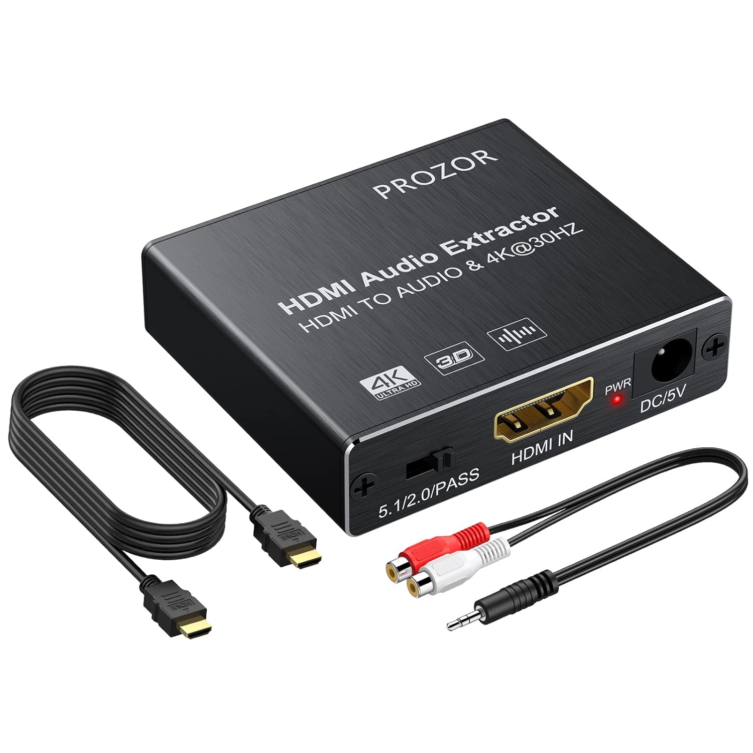 Buy PROZOR HDMI Audio Extractor Converter HDMI to Optical Toslink SPDIF