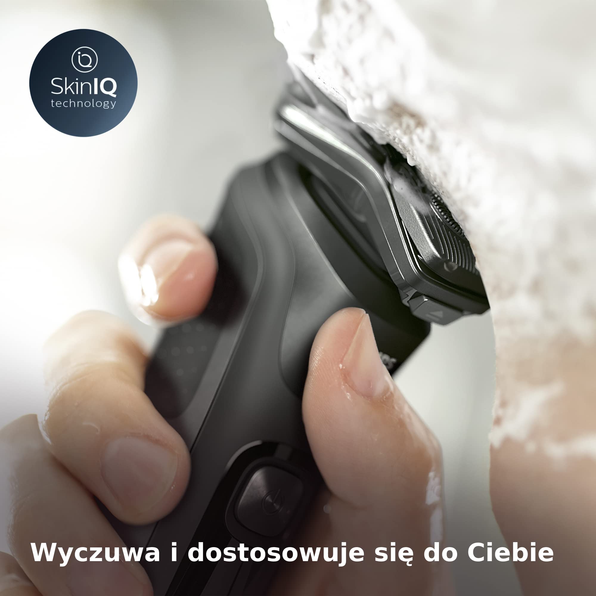 Philips Shaver Series 9000 S9982/59 elektryczna golarka do golenia na mokro i sucho, czujnik Pressure Guard, ostrza Dual SteelPrecision, testowane dermatologicznie, elastyczne głowice tnące 360 stopni