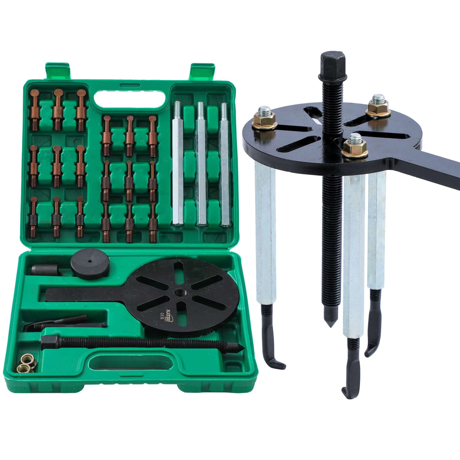 KATSU Tools Juego de Extractor de Rodamientos 36 en 1, Extractor Separador de Rodamientos Internos, Herramienta para Rodamientos de Ruedas y Desmontaje 450519