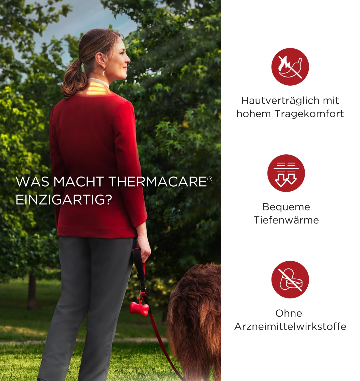 ThermaCare Nacken, 6 Stück, Wärmepflaster für Nacken, Schulter und Handgelenk, wirksam Nackenschmerzen lindern, Originalware von Angelini Pharma Deutschland