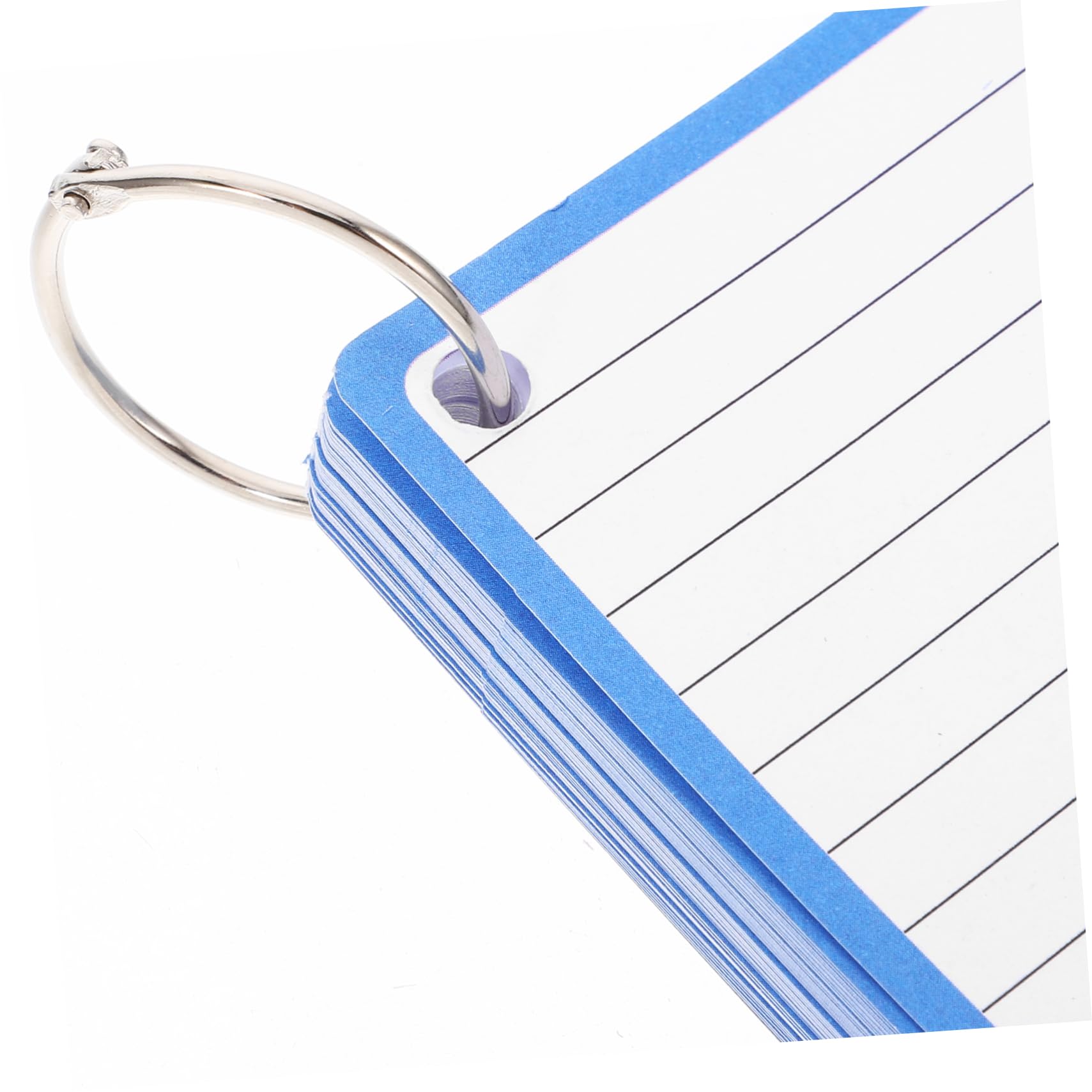 Lot de 6 Mini-blocs-notes Lignés, Fiches Mémo en Papier et Fer, 60 Feuilles par Carnet, Format Compact pour Bureau et Notes Quotidiennes
