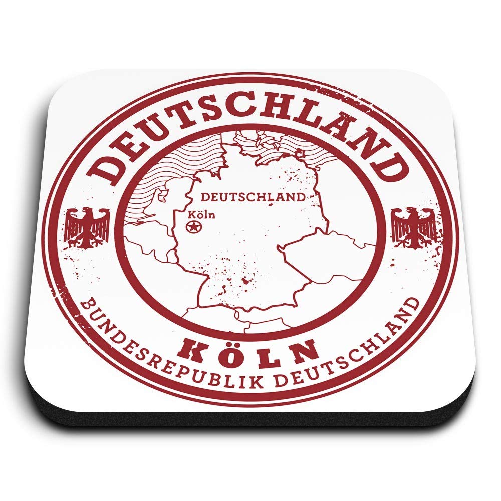 1 x Square MDF Magnets - Deutschland Germany Koln Travel 5816