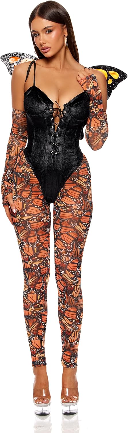 Forplay Women's Metamorphosis 4-piece Women's Butterfly Costume