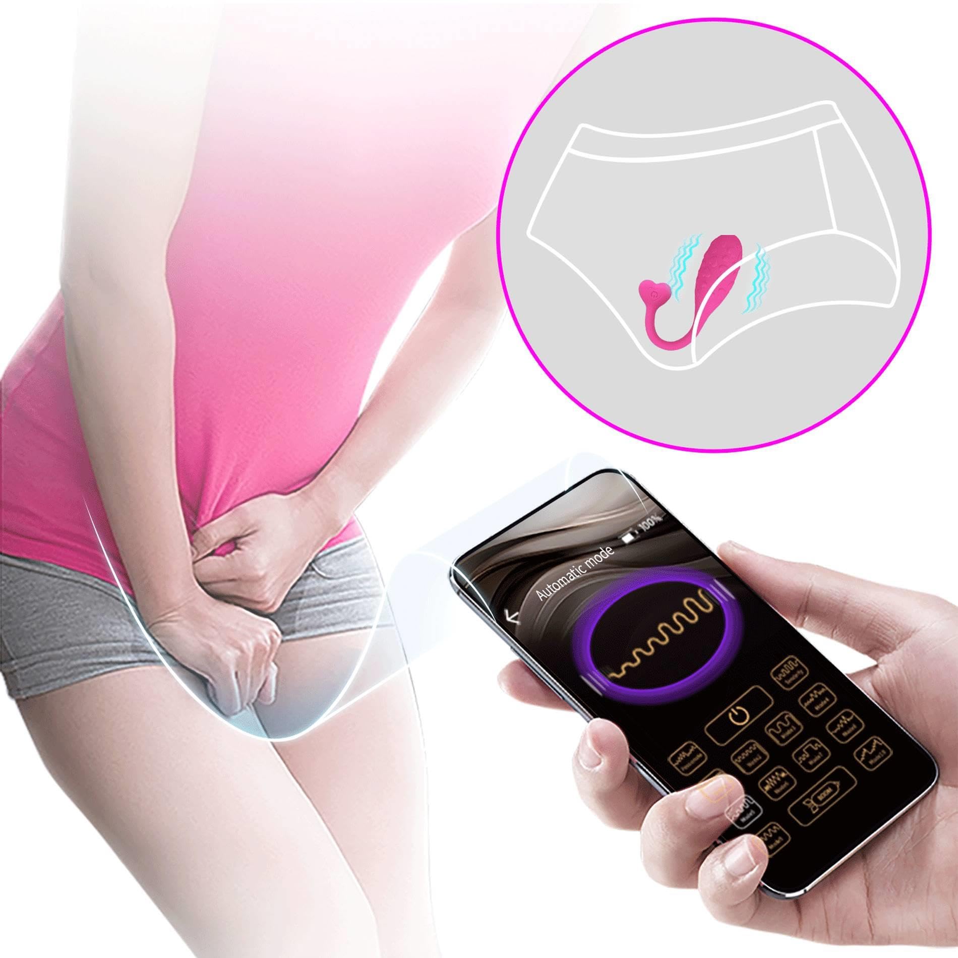PRETTY LOVE - APP CONTROLLED PINK FISHER VIBRATING EGG