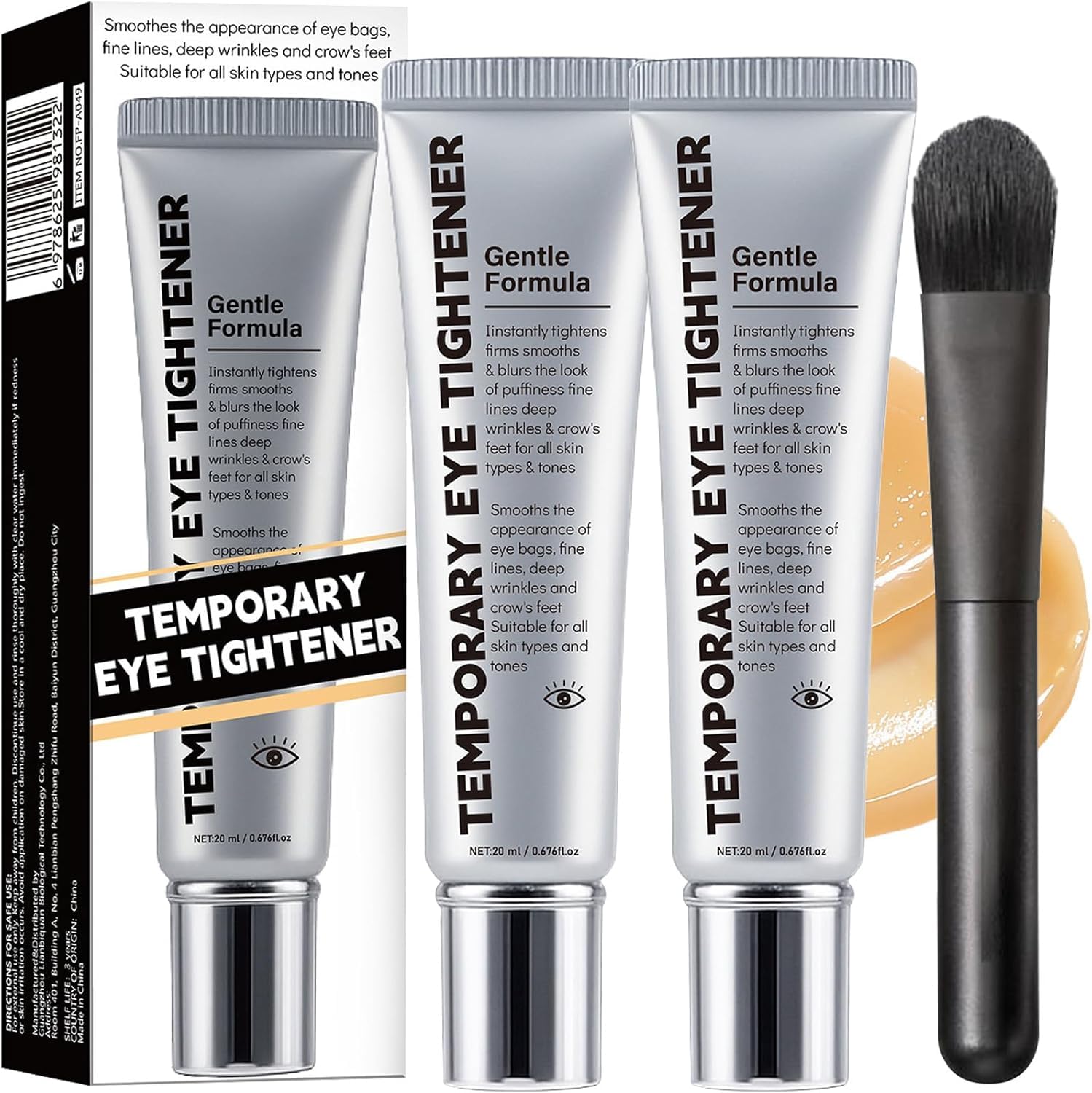 Perfection Eye Radiance, Instant No Filter Fortress, Easy Wear