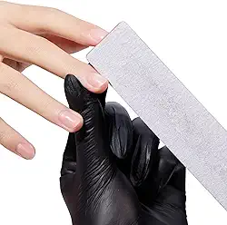 Lixa de unha 10 peças: Conjunto de unhas cosmético profissional PRO 180 Grão Descartável Modelador de Unhas para Acrílico, Gel e Modelador de Unhas Naturais para Acrílico, Gel e Lixa de Unhas Naturais