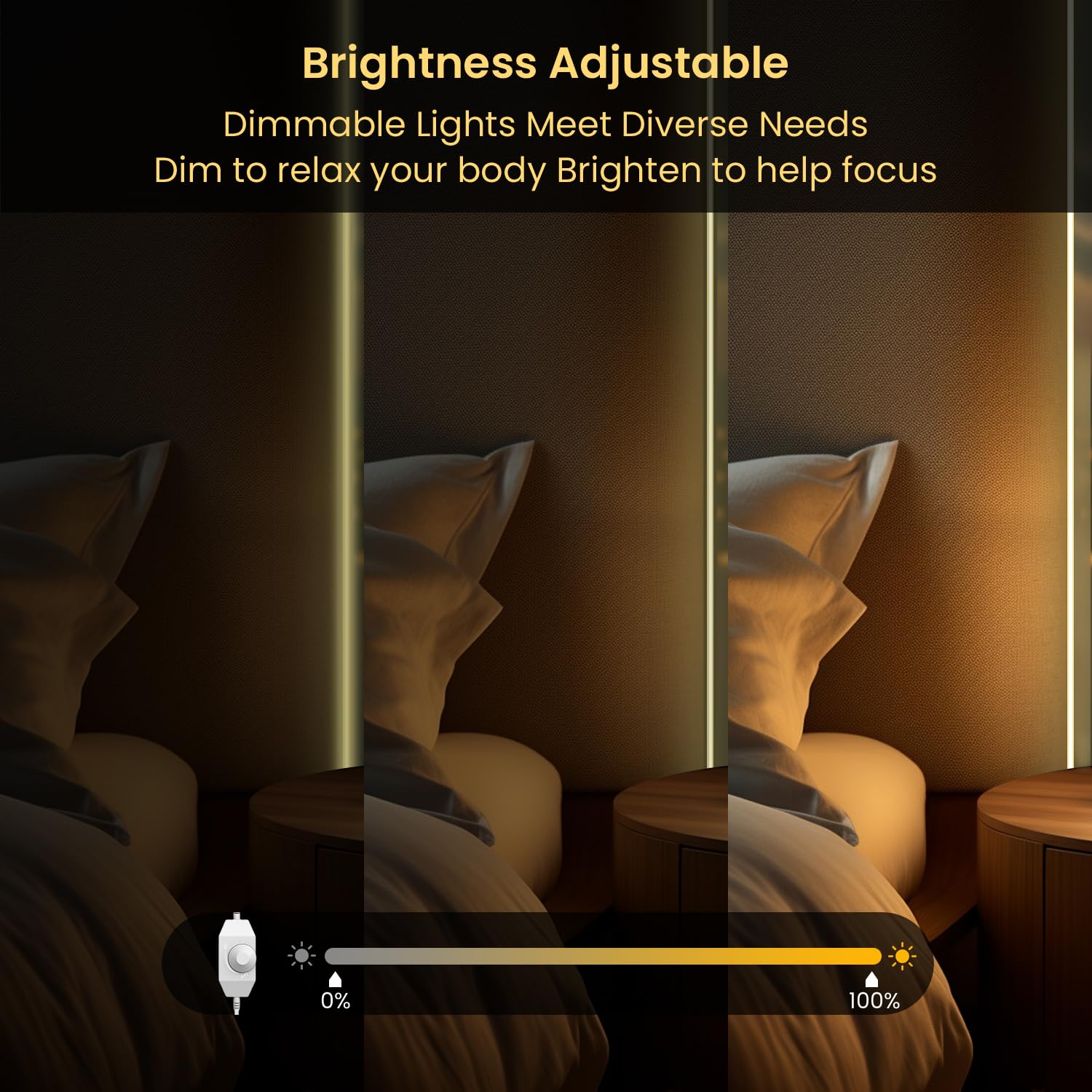 Neon LED Strip Light 16.4Ft, 2700K Warm White Flexible LED Neon Rope Lights Outdoor, Silicone LED Strip Lights IP67 Waterproof Dimmable for Gaming Bedroom Indoor Outdoor Home Decor…