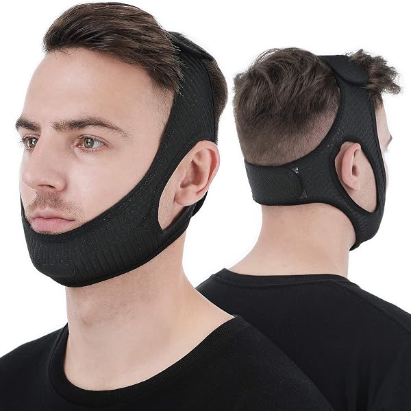 Vosaro Upgraded Anti Snore Chin Strap Adjustable and Breathable