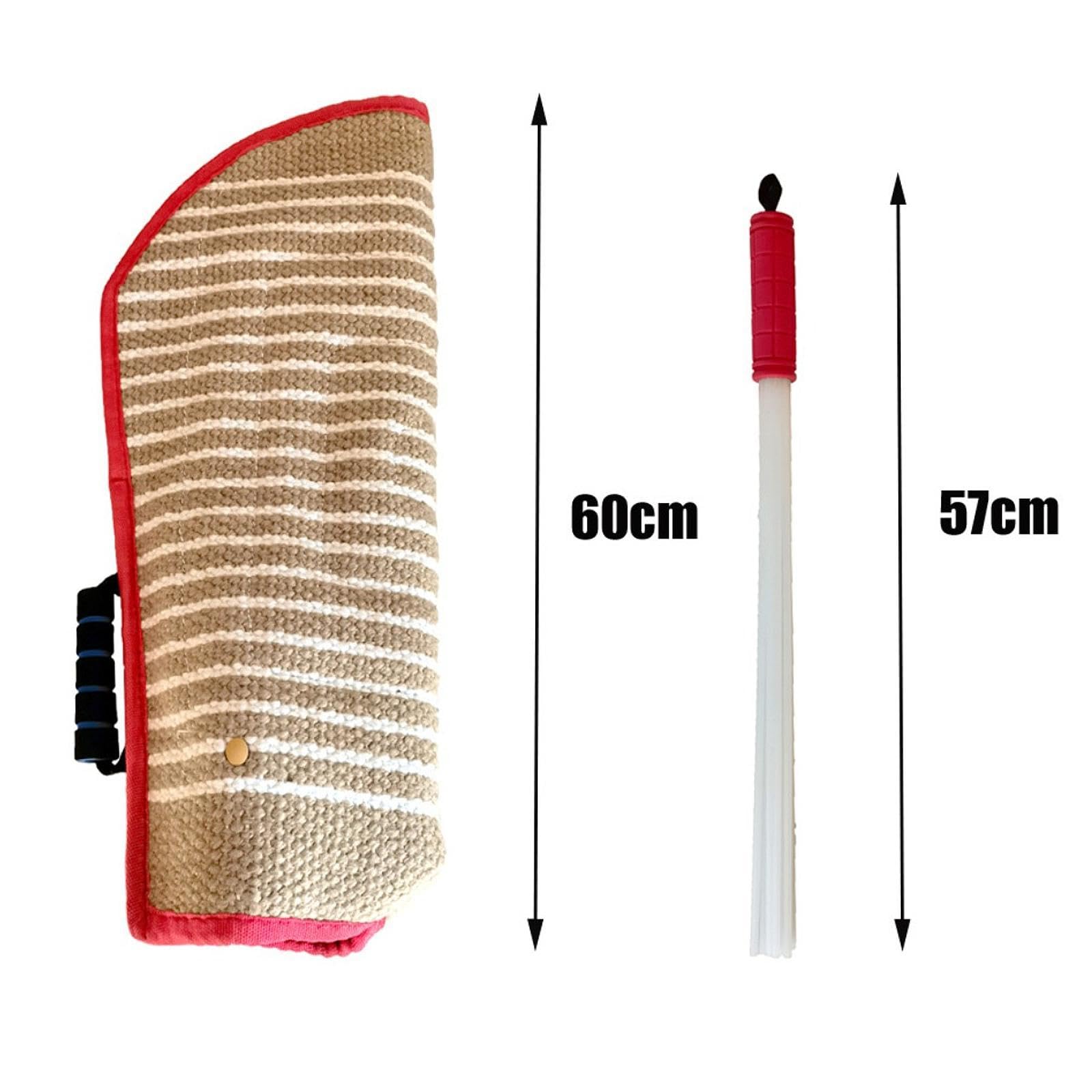 2 Piezas de Funda para Mordedura de Perro, Palo de Entrenamiento, Almohada de Entrenamiento, Juguete de Tracción con Doble Costura, Adecuado para