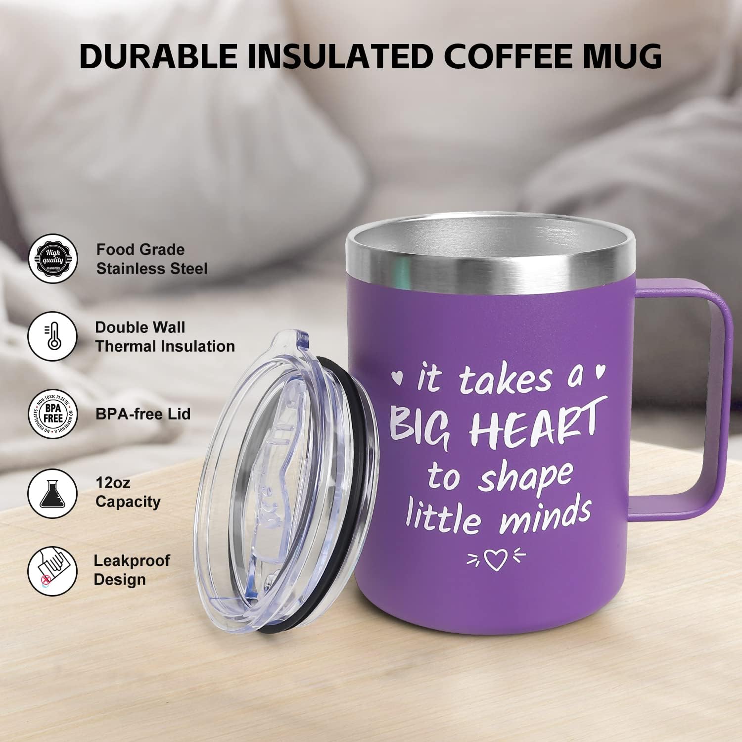 Teacher Gifts for Women, Teacher Appreciation Gifts from Students for Valentine's Day Birthday, Stainless Steel Tumbler Coffee Mug Cup, for Christmas, Graduation, Appreciation Week, Thank You Gift - Image 3