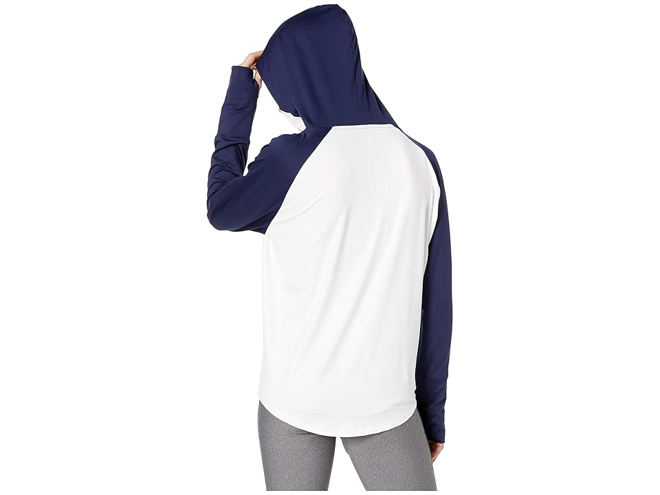 

Brooks Dash Hoodie (White/Navy) Women's Sweatshirt