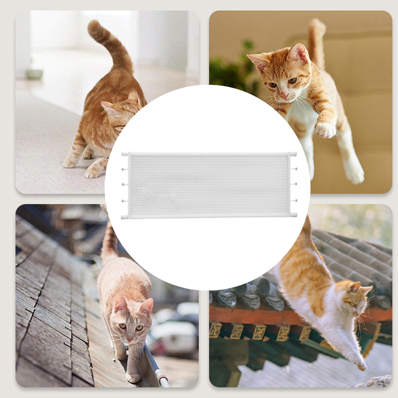 Cancello Retrattile per Animali Domestici Barriera A Rete Regolabile Per | Cancello Per Animali Domestici Anti Strisciamento Per Porte Per Scale Porte Corridoi