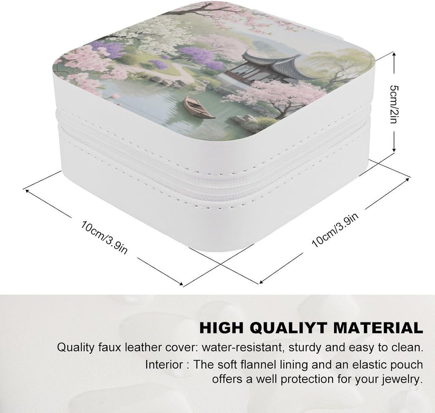 A Garden Full of Flowers Jewelry Box Jewelry Organizer image 2
