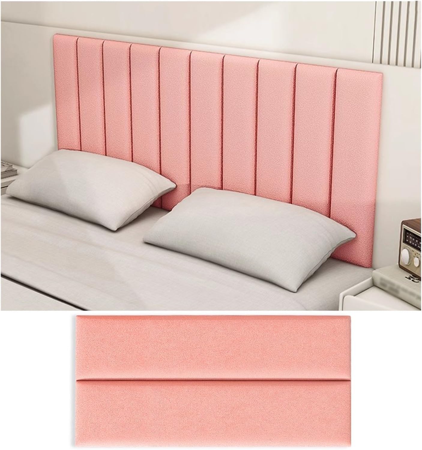 Panneaux muraux rembourrés pour salle de jeux enfant protection murale rose pack de 10