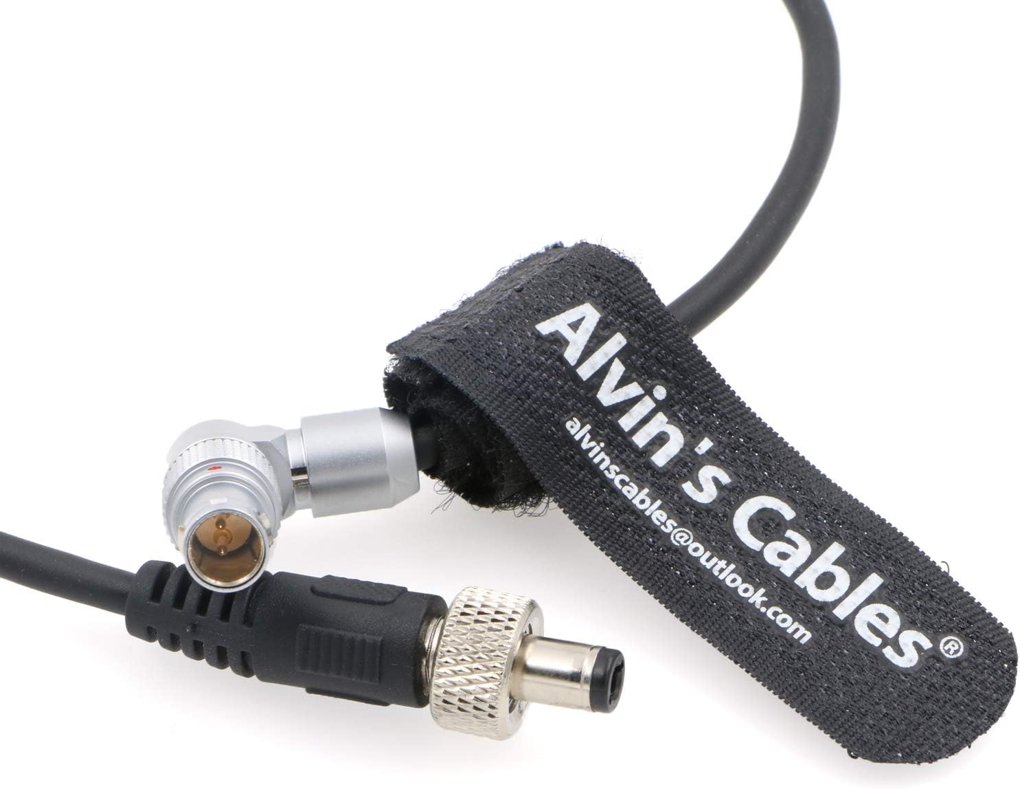 Alvin's Cables Z CAM E2 Flagship Rotatable Right Angle 2 Pin to Straight Lock DC Power Cable for Atomos Ninja V OSEE G7 Monitor Adjustable 90 Degrees 2 Pin Cord for Z CAM E2-S6 E2-F6 E2-F8