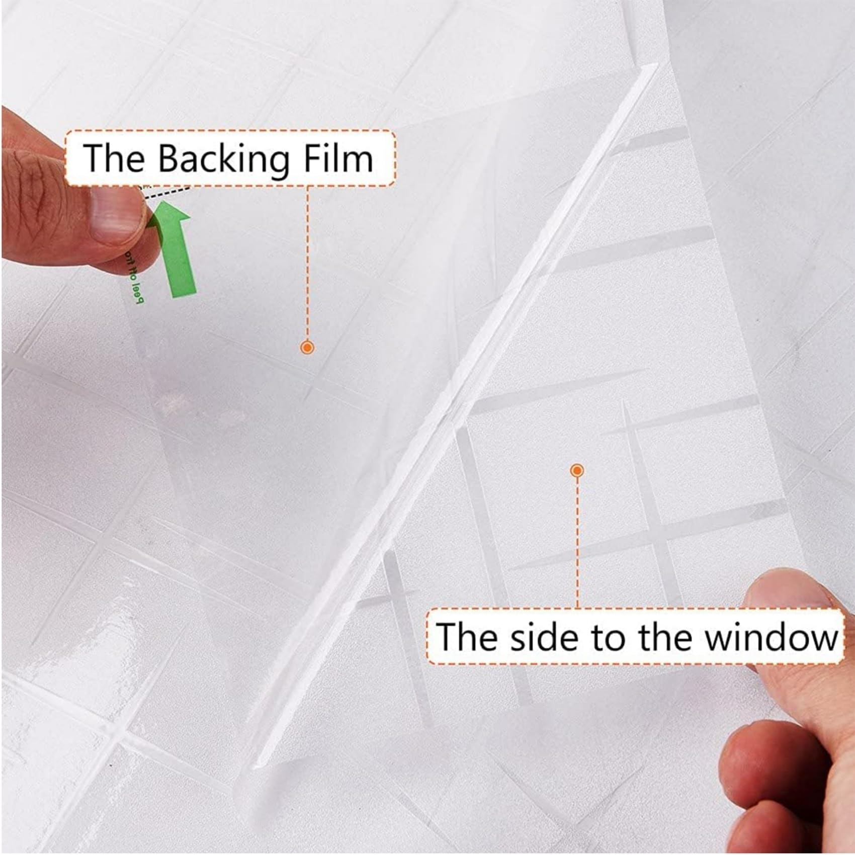 Vetri Finestre Pellicola 80 x 220 cm, Riduzione Abbagliamento Solare, Anti-Calore, Facile da Installare, Vetri Finestre Pellicola Privacy Opaca, per Casa Cucina, Stella