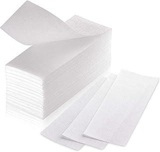 150 Professional Wax Strips for Waxing - Tear-Resistant Fabric Strips for Hair Removal - Skin-Friendly, Reusable Persian Waxing Strip for Warm Wax and Sugar Paste on Legs, Face, Back, Intimate Areas
