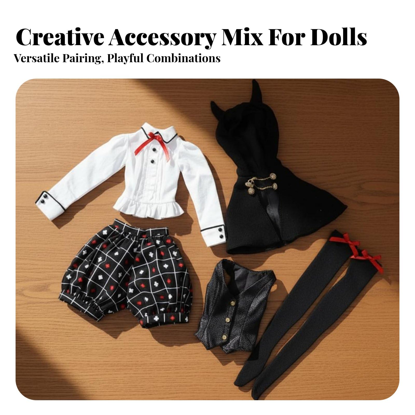 Bjd Accesorio Vestido Conjunto de Muñeca Ropa Completa Suave para Coleccionistas Adecuado para Exhibición y Decoración , Jiaxing