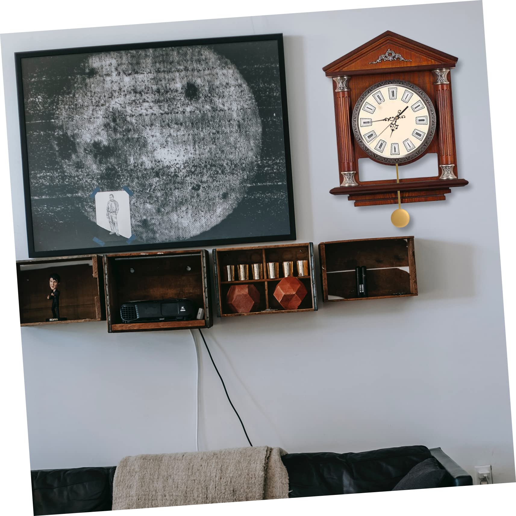 Operitacx 3 Sets Pendeluhrwerk Set Uhrwerke Uhrwerk Kit Analoges Quarzuhrwerk Uhr Kit DIY Wanduhrwerk Uhrkomponenten Kit Schwarzer Kunststoff