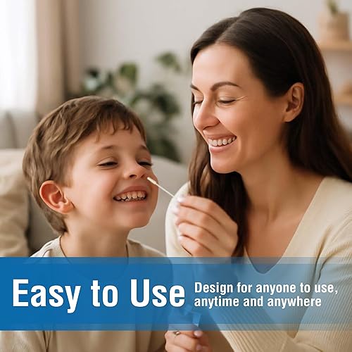 Miniatura 40 de Genabio Kit de autoprueba rápida de antígeno COVID-19 (204 pruebas) - Autorizado por la FDA EUA Resultados en el hogar de 15 minutos Hisopo