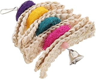 Balacoo Brinquedo De Mastigar Papagaio Balanços De Madeira Para Pássaros Pequenos Brinquedos De Madeira Para Pássaros Pendurados Brinquedo De Mastigar Para Pássaros De Madeira Brinquedo