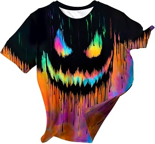 Kids Animal Tie Dye Shirt for Boys Girls Size 5-12