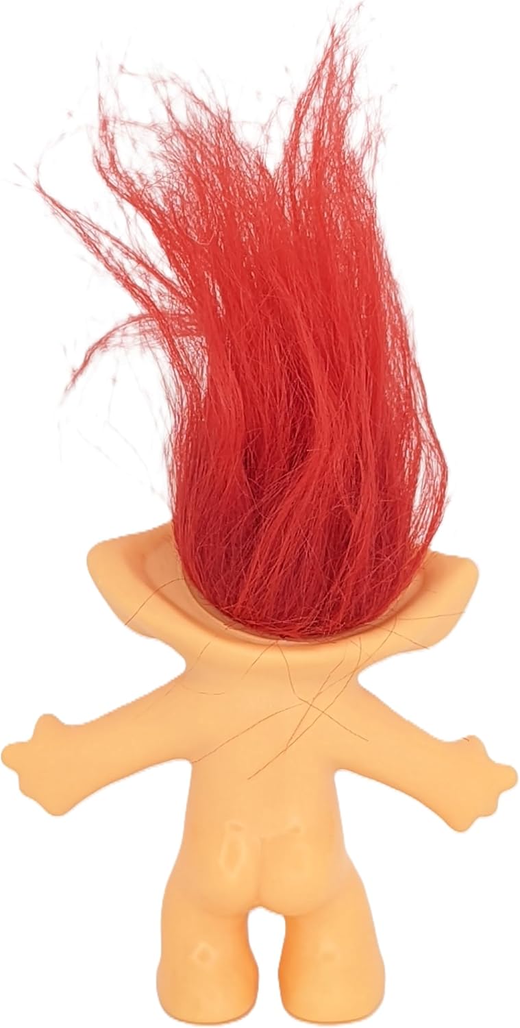 Red Hair Troll 5 Inch Gem Stone Treasure image 2