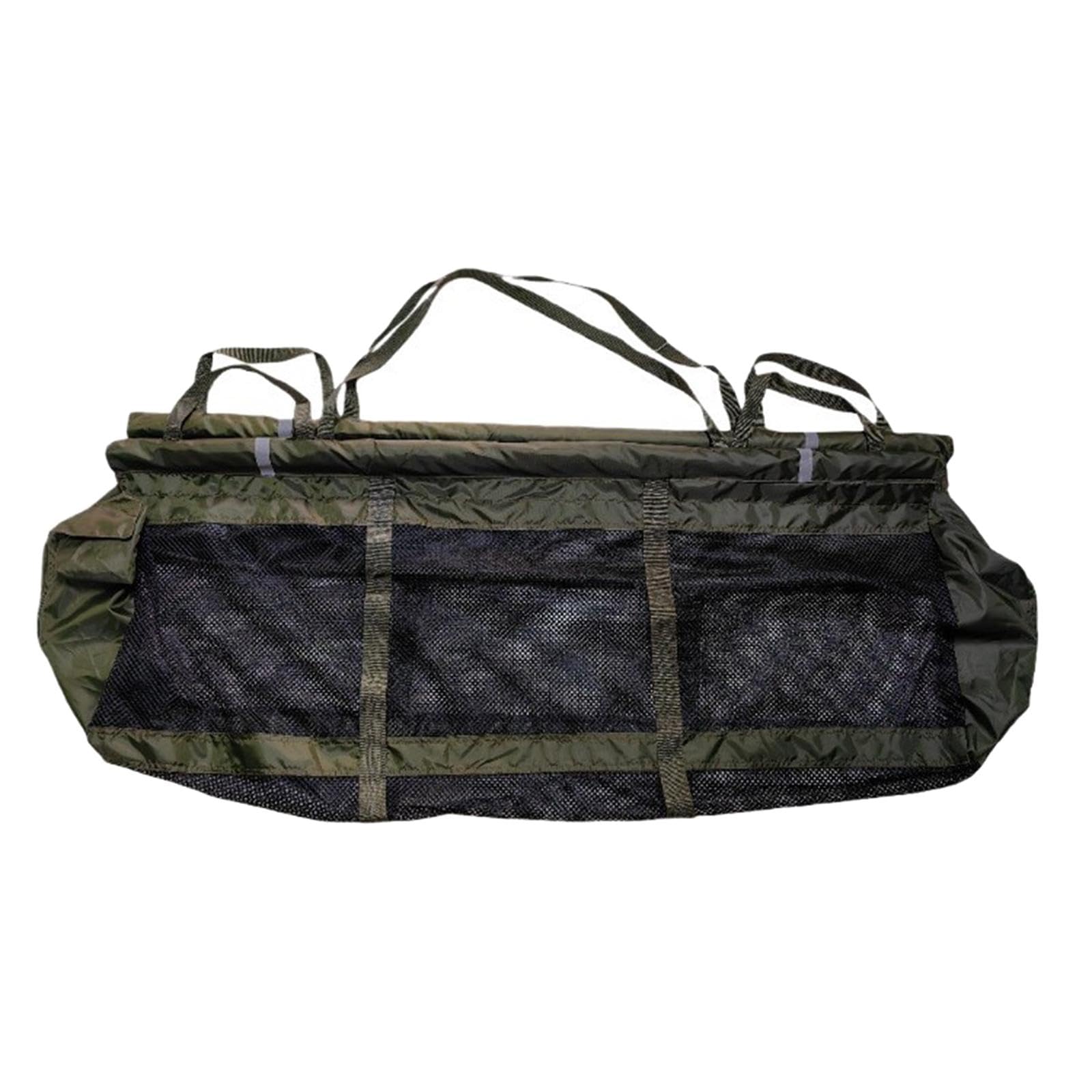 predolo Faltbarer Wiegegurt aus Netzgewebe, schützende Angeltasche, reißfest, tragbar, Abhaktasche