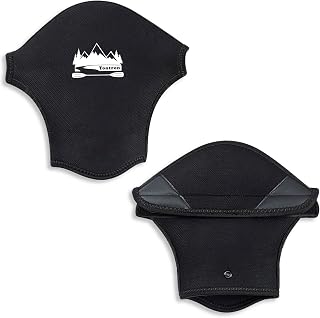 Tontron 5mm Neoprene Kayak Paddle Pogies Mitts - Waterproof Warm Gloves for Kayaking, Canoeing, Rafting, Touring
