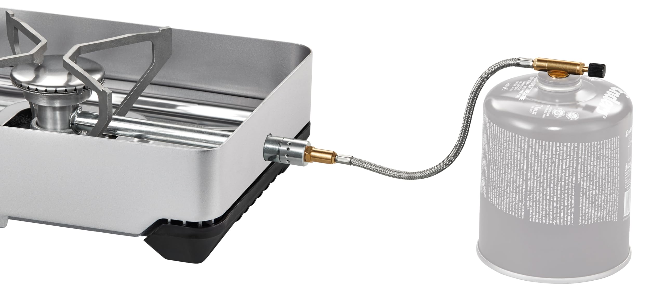 Enders® PACE (Campinggrill), Grill, Kocher, Camping, effizientes Grillen, sicheres Kochen, platzsparend, Edelstahl Topfträger#1840