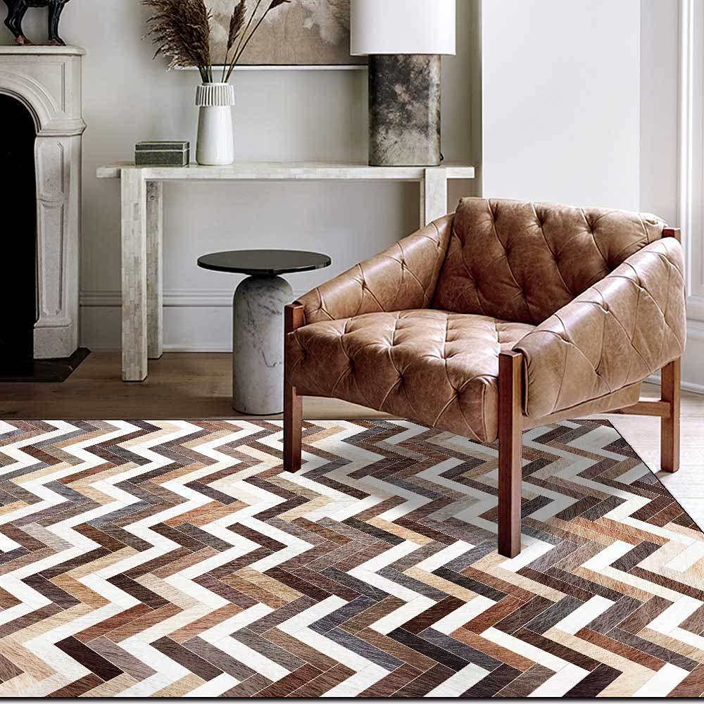 Tapis chambre soft marron pour créer une ambiance cocooning et moderne