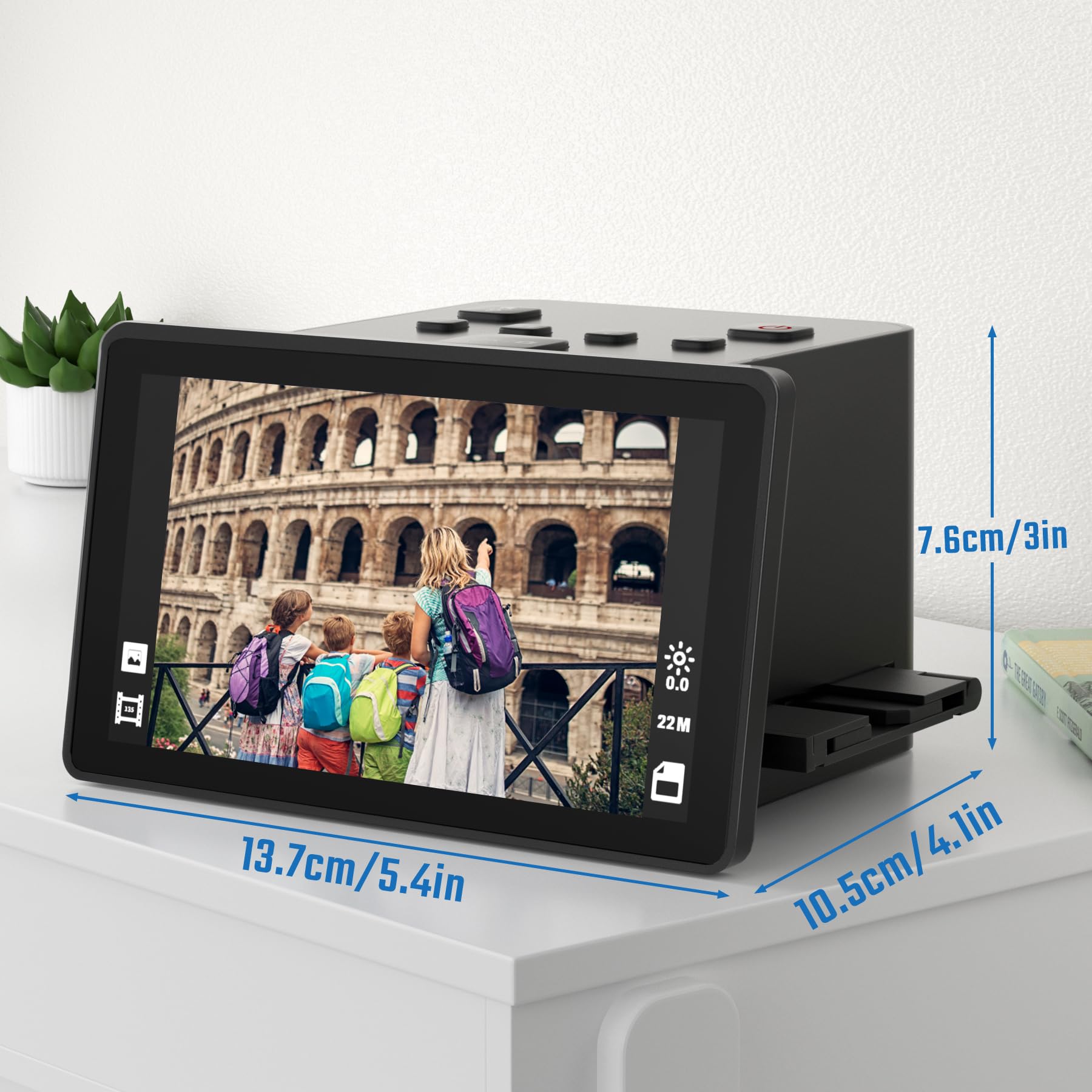 Scanner digitale per pellicole e diapositive 5 pollici LCD 135 126 KPK 110 Super 8