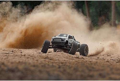 Miniatura 4 de ARRMA Camión RC Big Rock 6S 4WD BLX 17 Monster Truck RTR (batería y cargador no incluidos) blanco, ARA7612T3