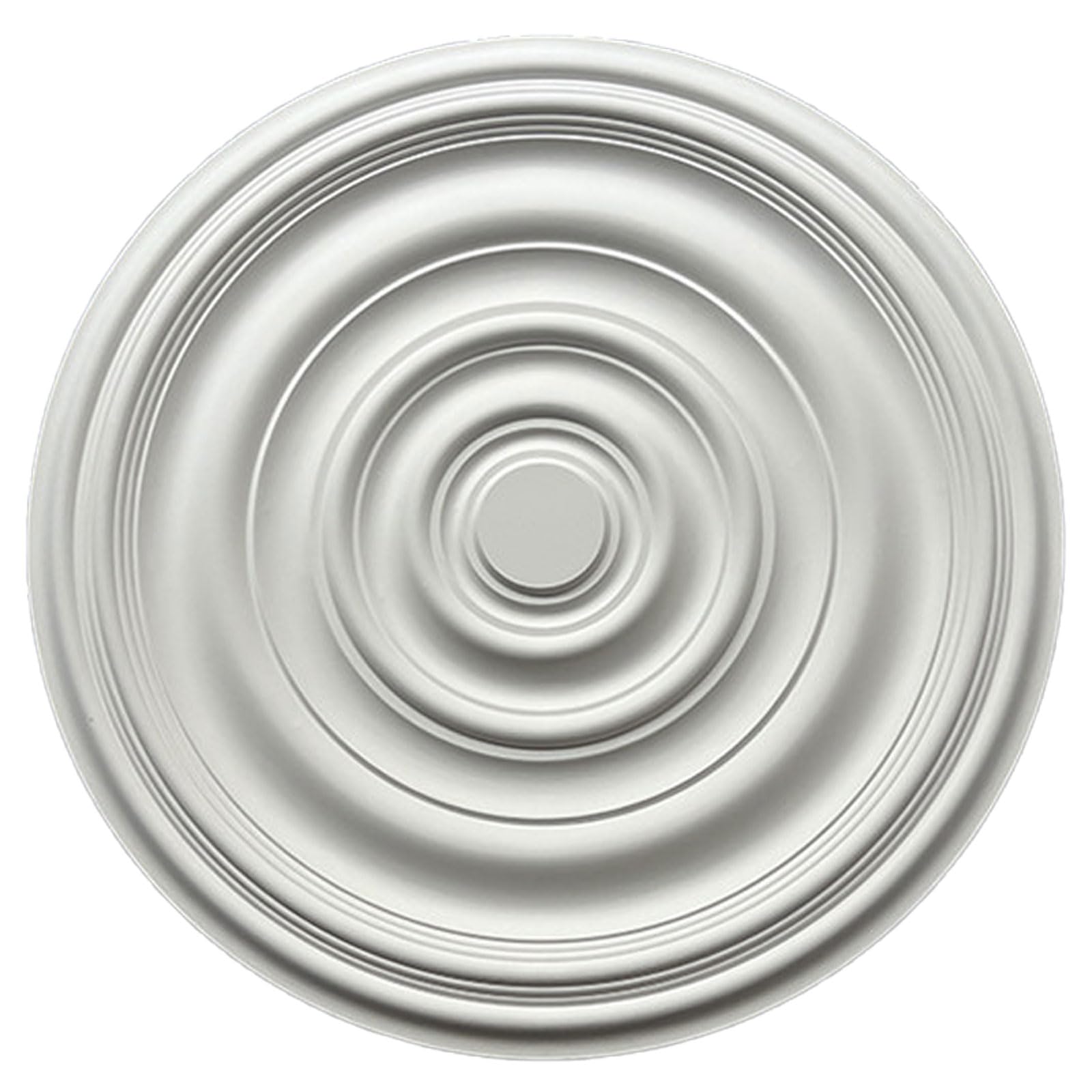 Foelanne White F Pu Ceiling Medallion For Fan Lamp, Chandelier, White, Multiple Sizes(,53Cm)
