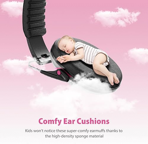 Miniatura 5 de Orejeras para reducción de ruido del Dr.meter auriculares con cancelación de ruido SNR de 27.4, para niños autistas, diadema ajustable, para monster