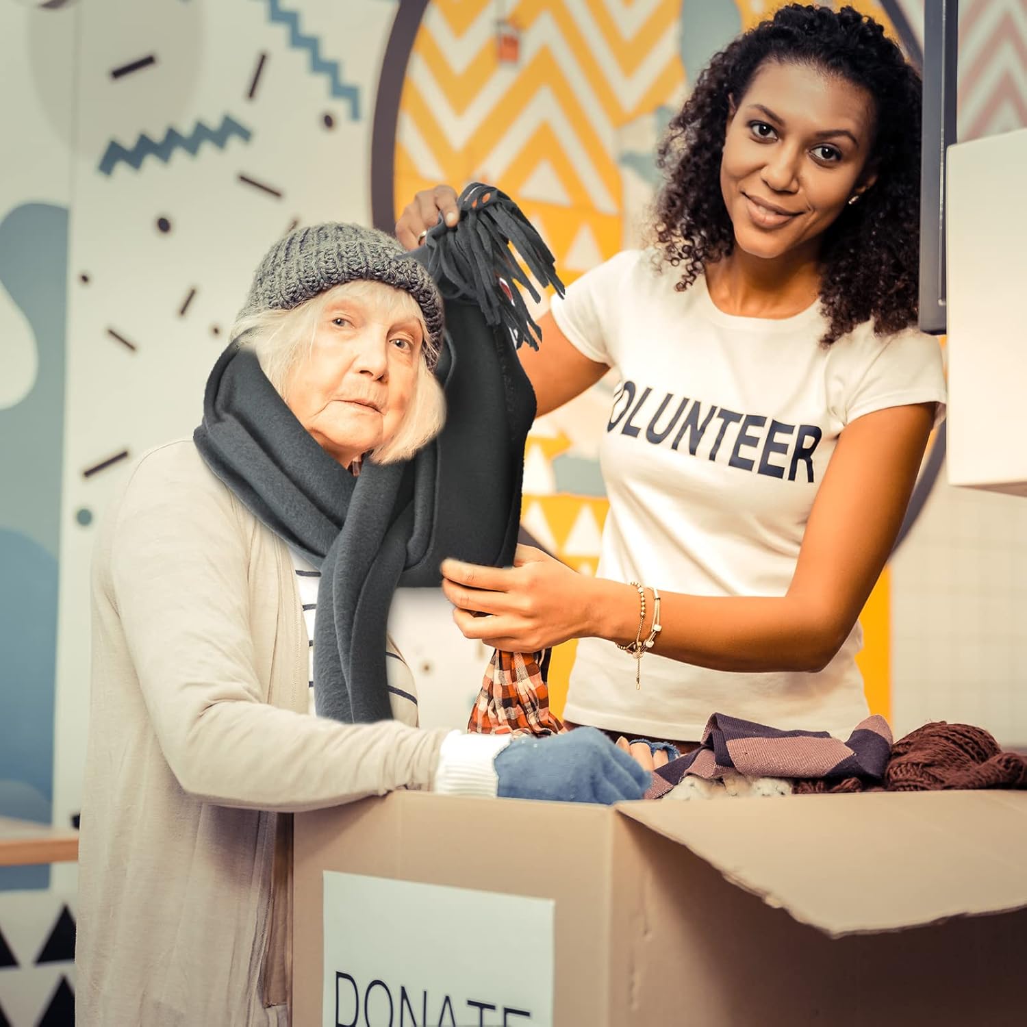 12 Pcs Soft Winter Scarf Thick Warm Scarf for Men Women Children Women's Knit Cold Weather Scarves Tassel Edge Men's Scarves - Image 7