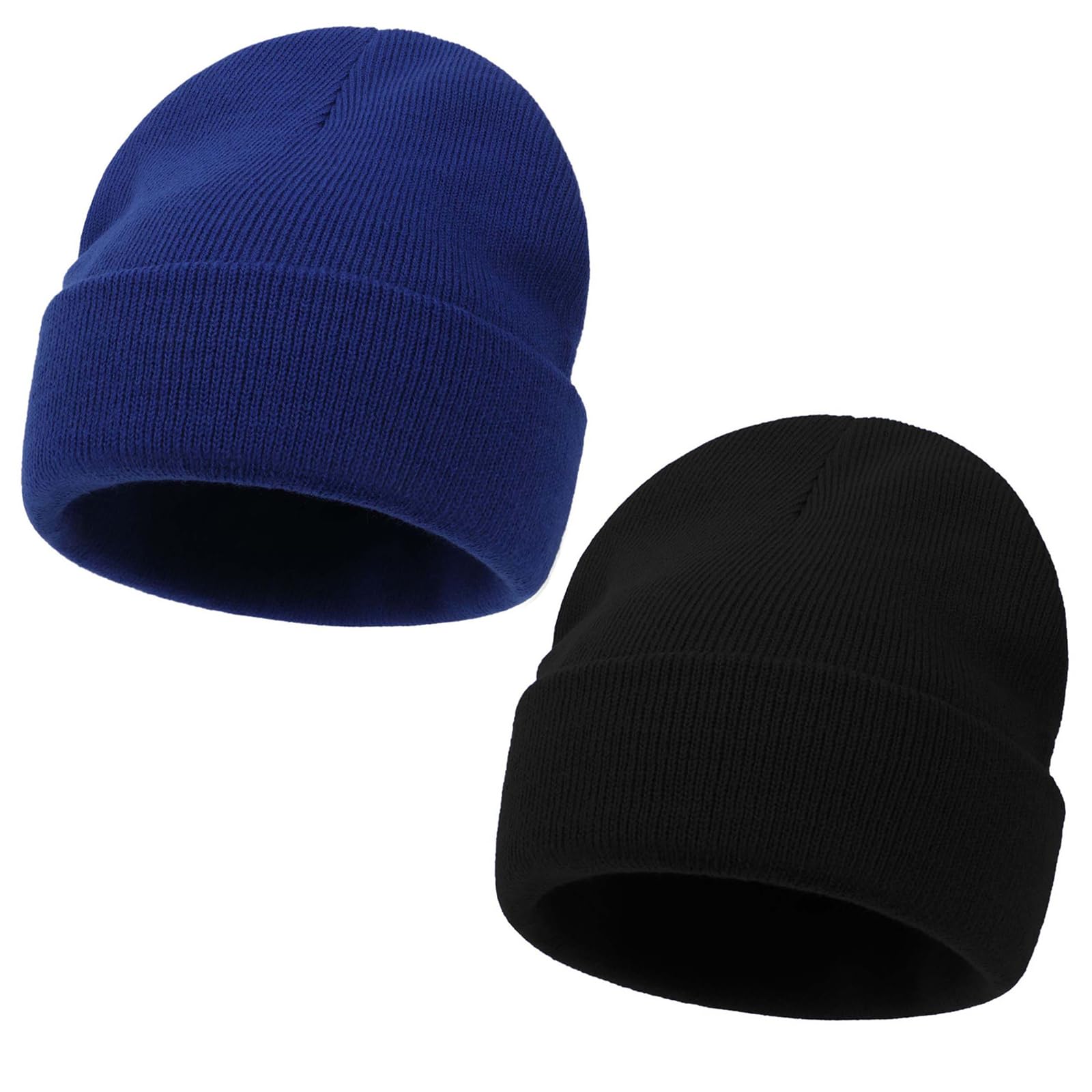 Kids Beanie Boys Girls Winter Hats Children Cuffed Knit Warm Skull Caps