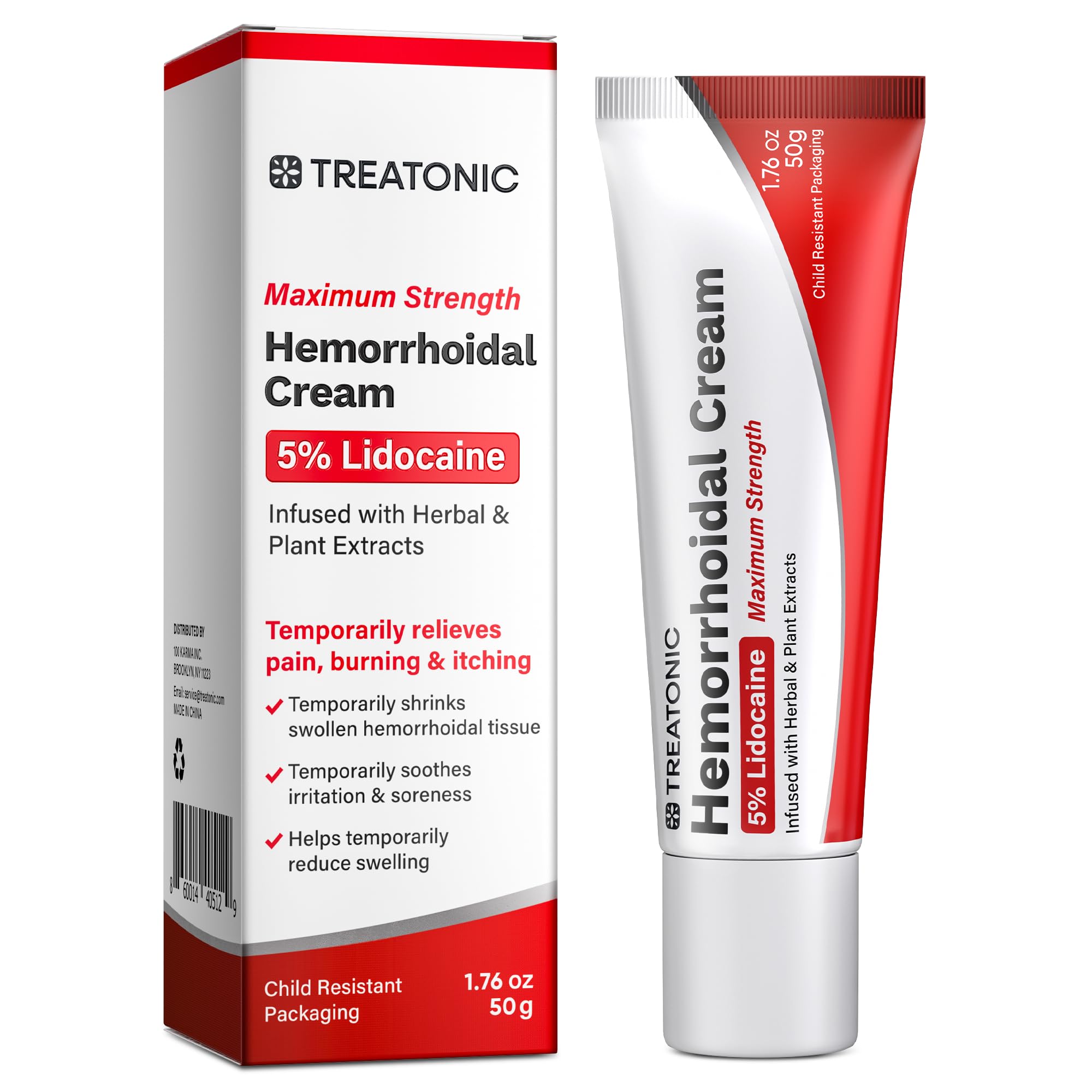 Treatonic Hemorrhoid Treatment Cream