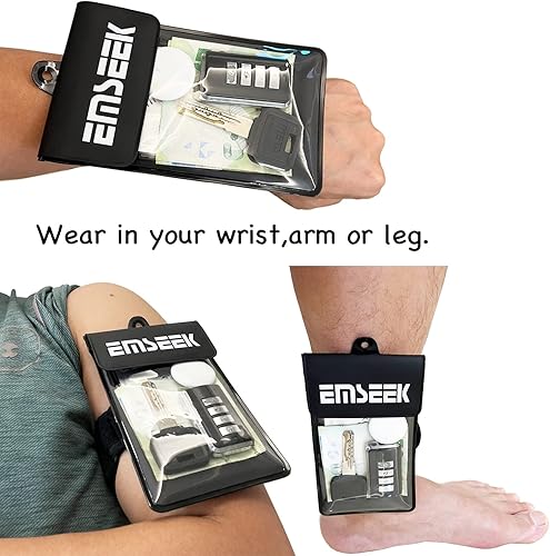 Miniatura 3 de Brazalete impermeable cartera flotante Surf Car Key Fob Case Beach Dry Bag Tobillo Bolsa impermeable Titular de la bolsa para GPS Llave Dinero