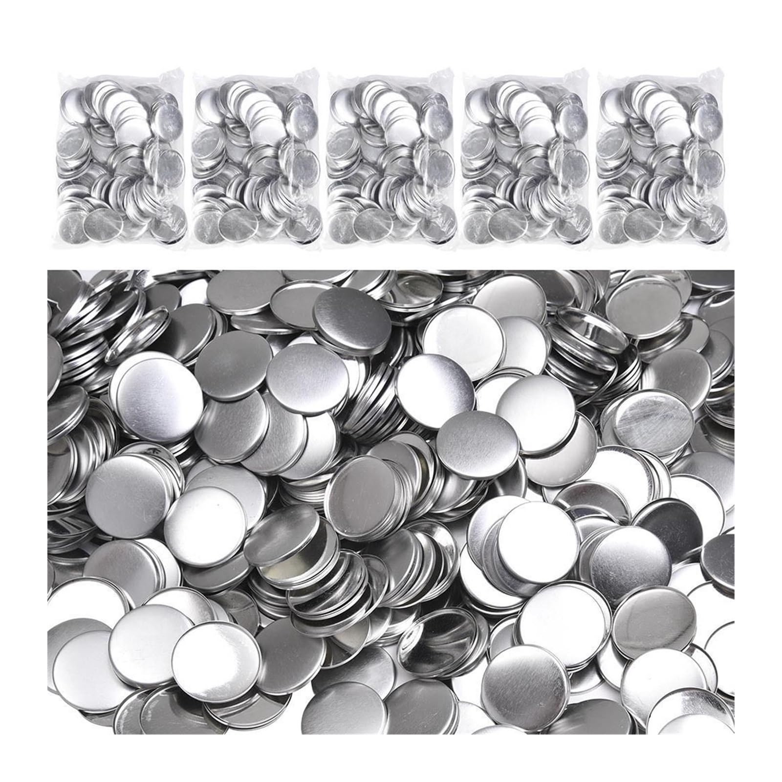 Button Maker-machine, 50mm Blanco Knop Maken Benodigdheden Knop Maker Machine Ronde Bads Knoppen Onderdelen 100 stks Badges Maken Met Meerdere Formaten V
