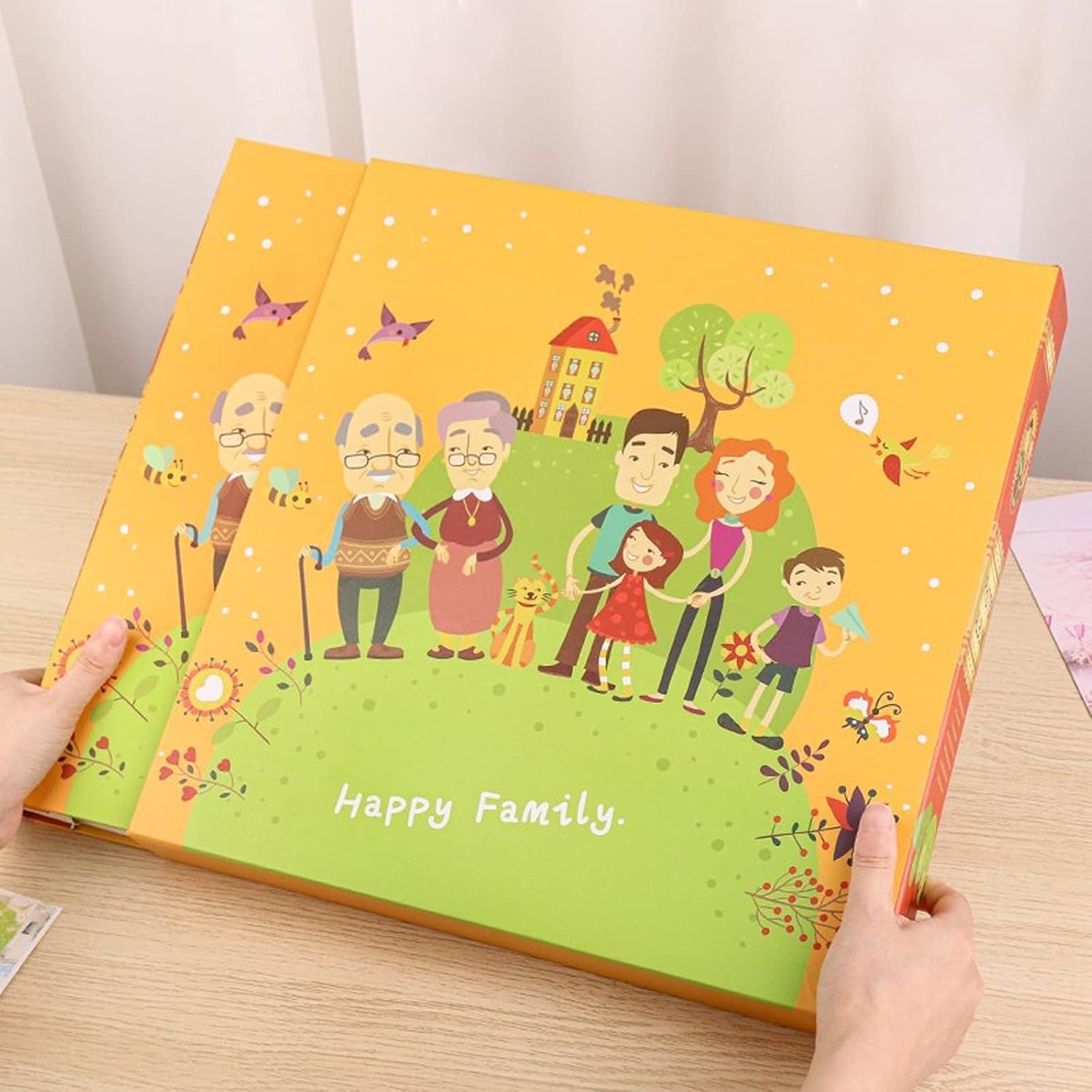 Photo Album Photo Album 990 Photos 5 Inch 6 Inch 7 Inch 8 Inch Mixed Photo Storage Album Large Capacity for Family Wedding Anniversary Baby Vacation Wedding Albums