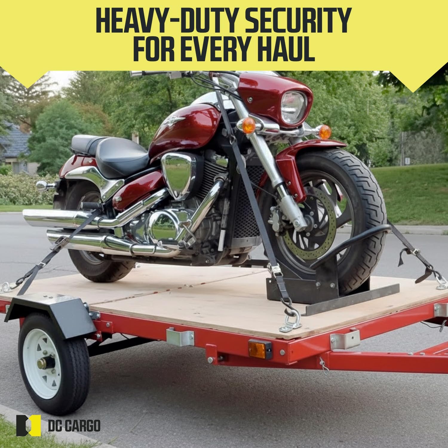 DC Cargo Mall 10 D-Ring Tie-Down Anchors, 3/8" Strong Steel D-Rings for Loads on RV Campers, Trucks, Trailers, Boats, Vans; Heavy Duty D-Ring Tie-Downs for Kayaks, Motorcycles, Deliveries, ATVs