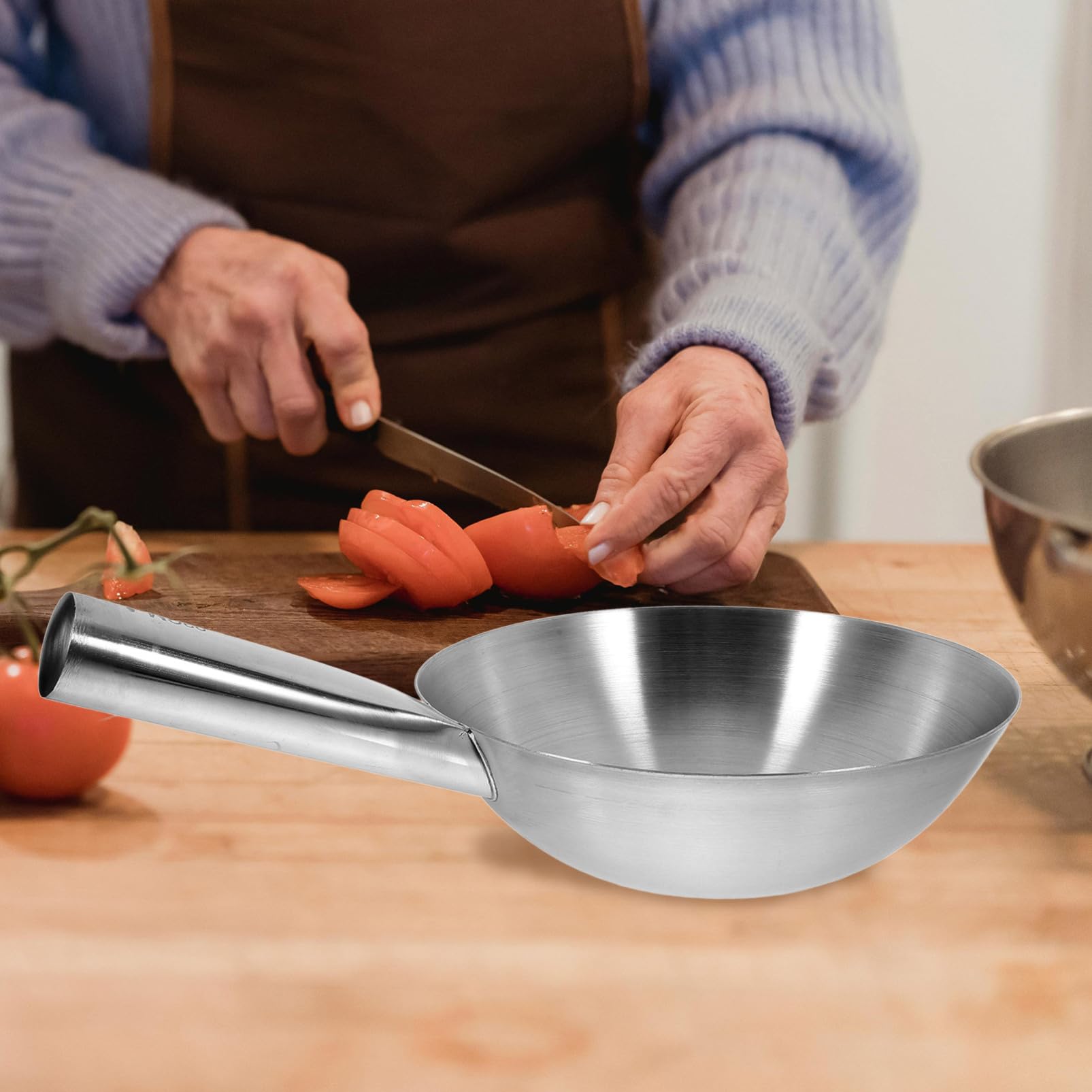 Suppenkelle aus Edelstahl, 1 Stück, Silber, für Küche und Arbeitsplatz